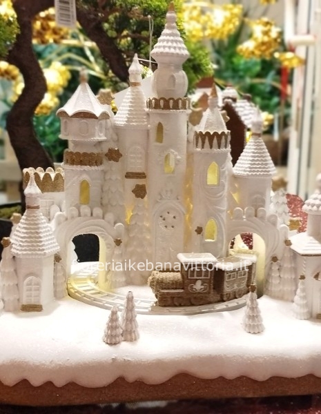 Diorama castello di marzapane miniled